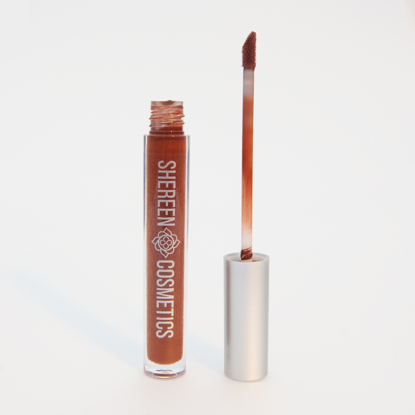 Luna Lip Gloss | Long-Lasting, High Shine, Vegan Formula | Dark Brown Lip